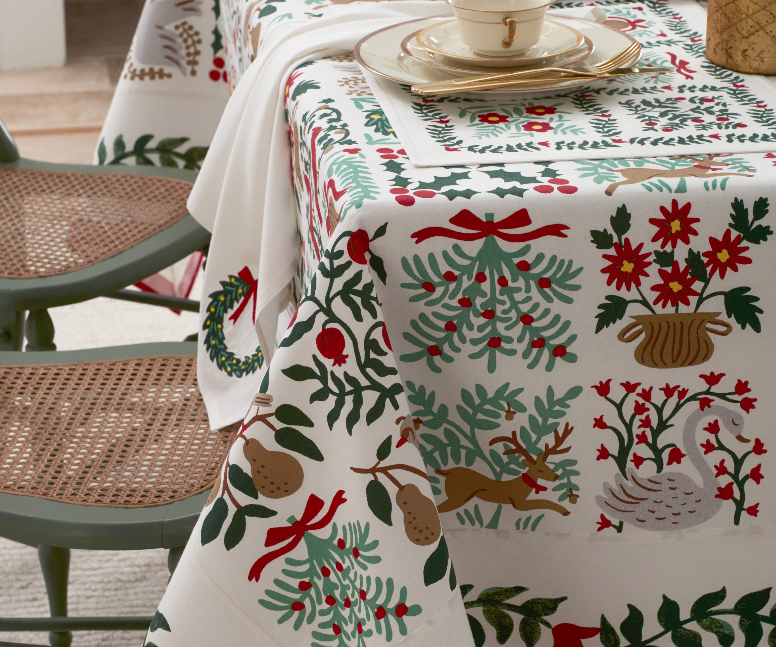 Cotton Tablecloth - Christmastide