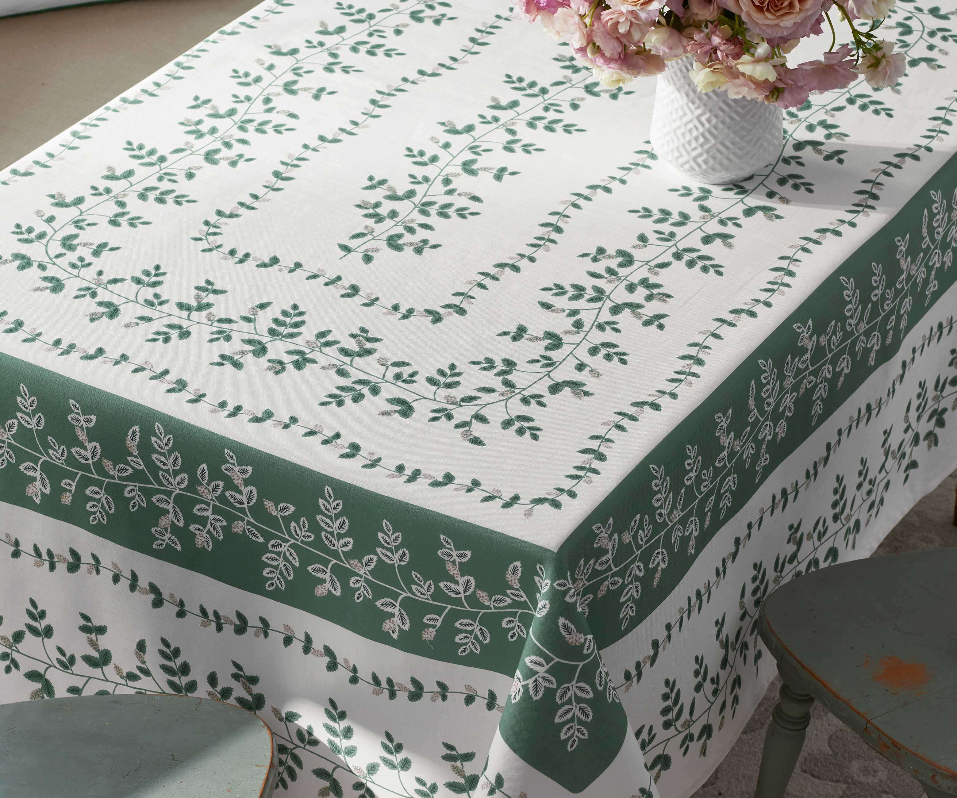 Cotton Tablecloth - Climbing Vines