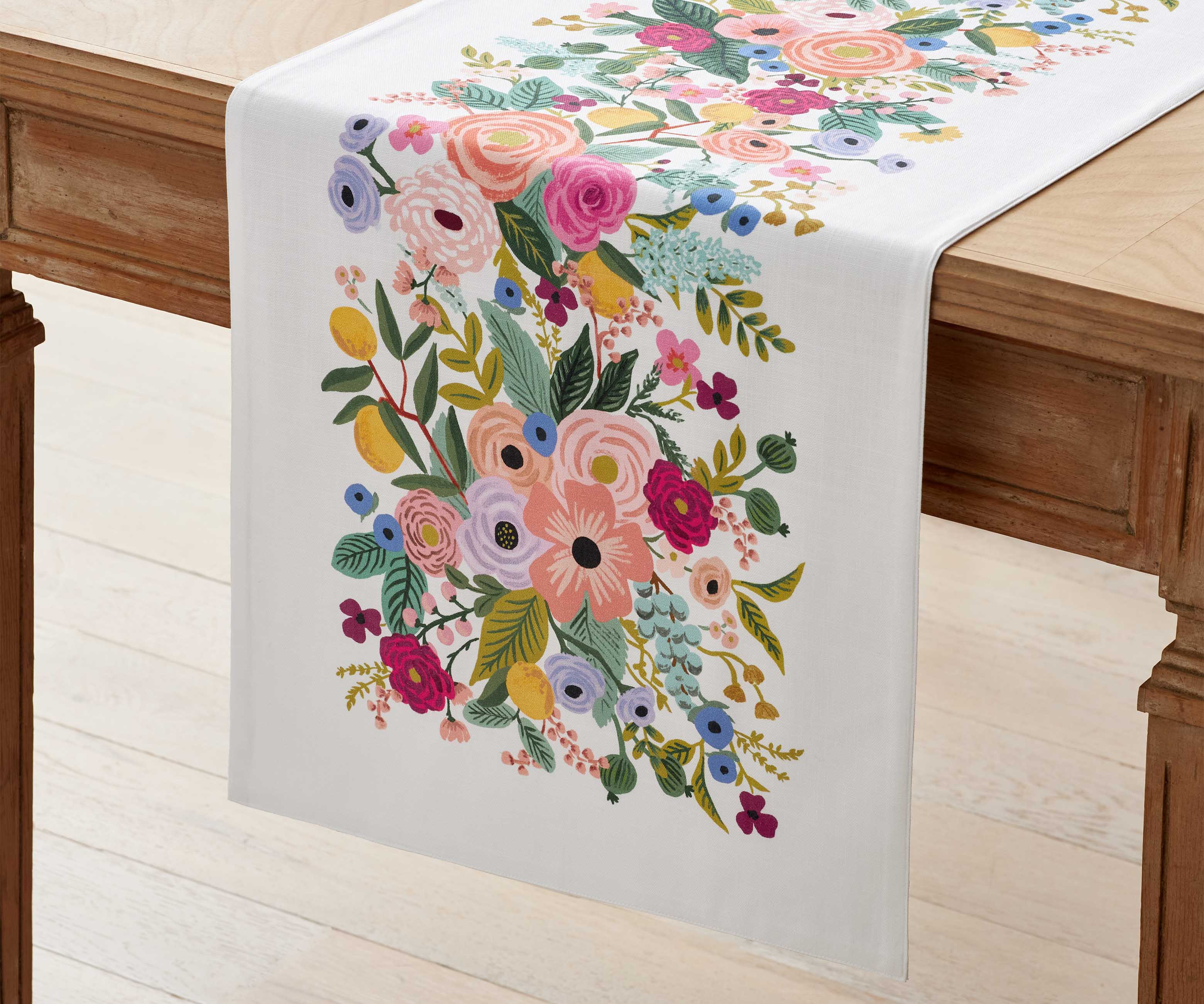 Cotton Table Runner - Garden Party