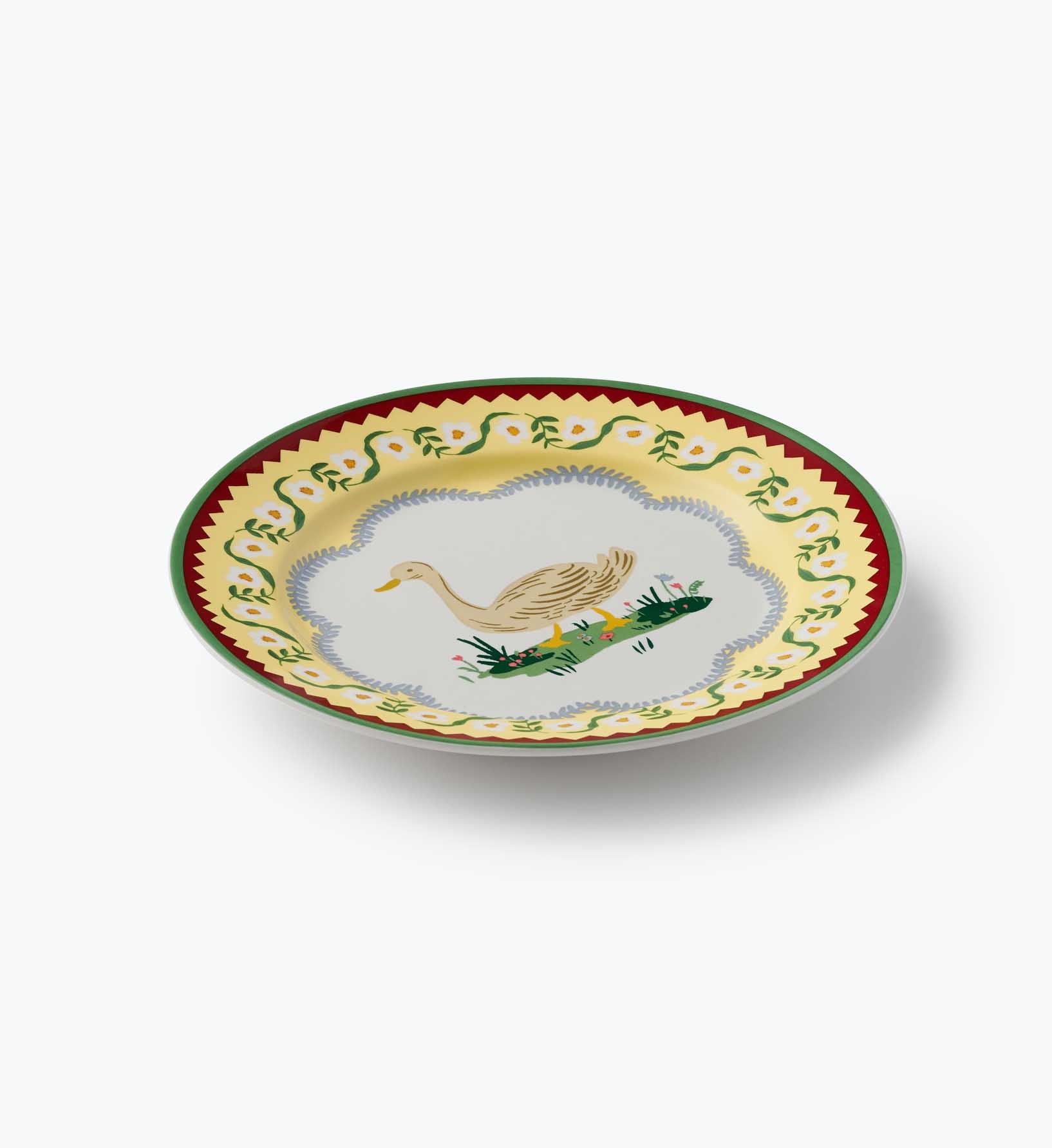 Porcelain Dessert Plate Set - Home Sweet Home