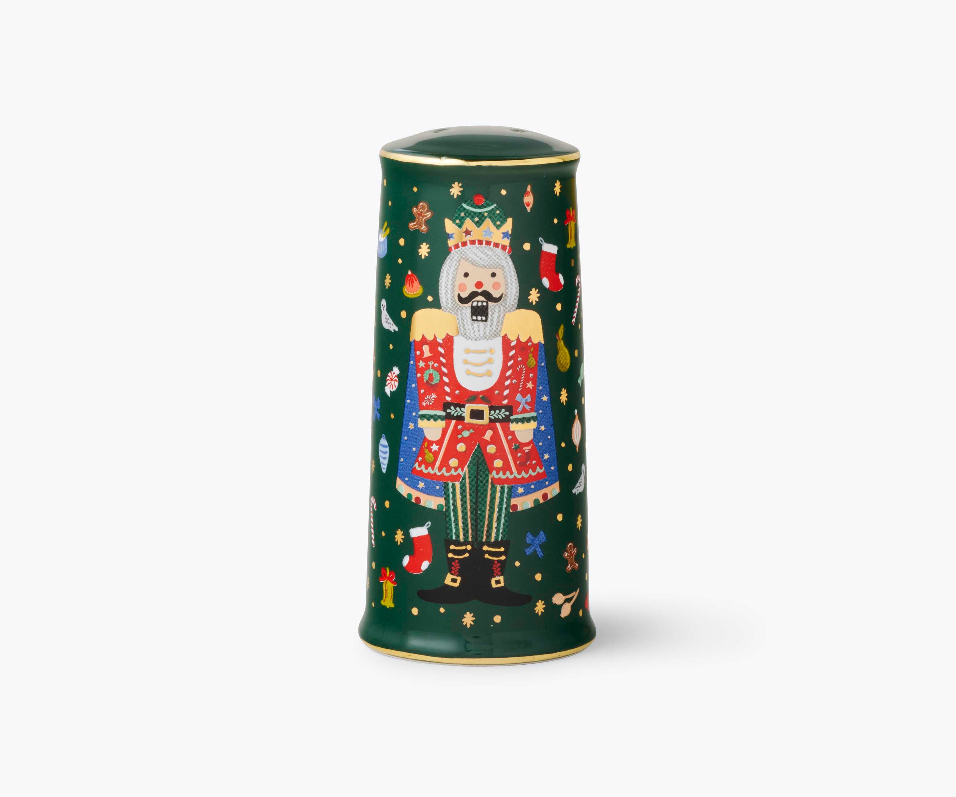 Porcelain Salt & Pepper Shaker Set - Nutcracker