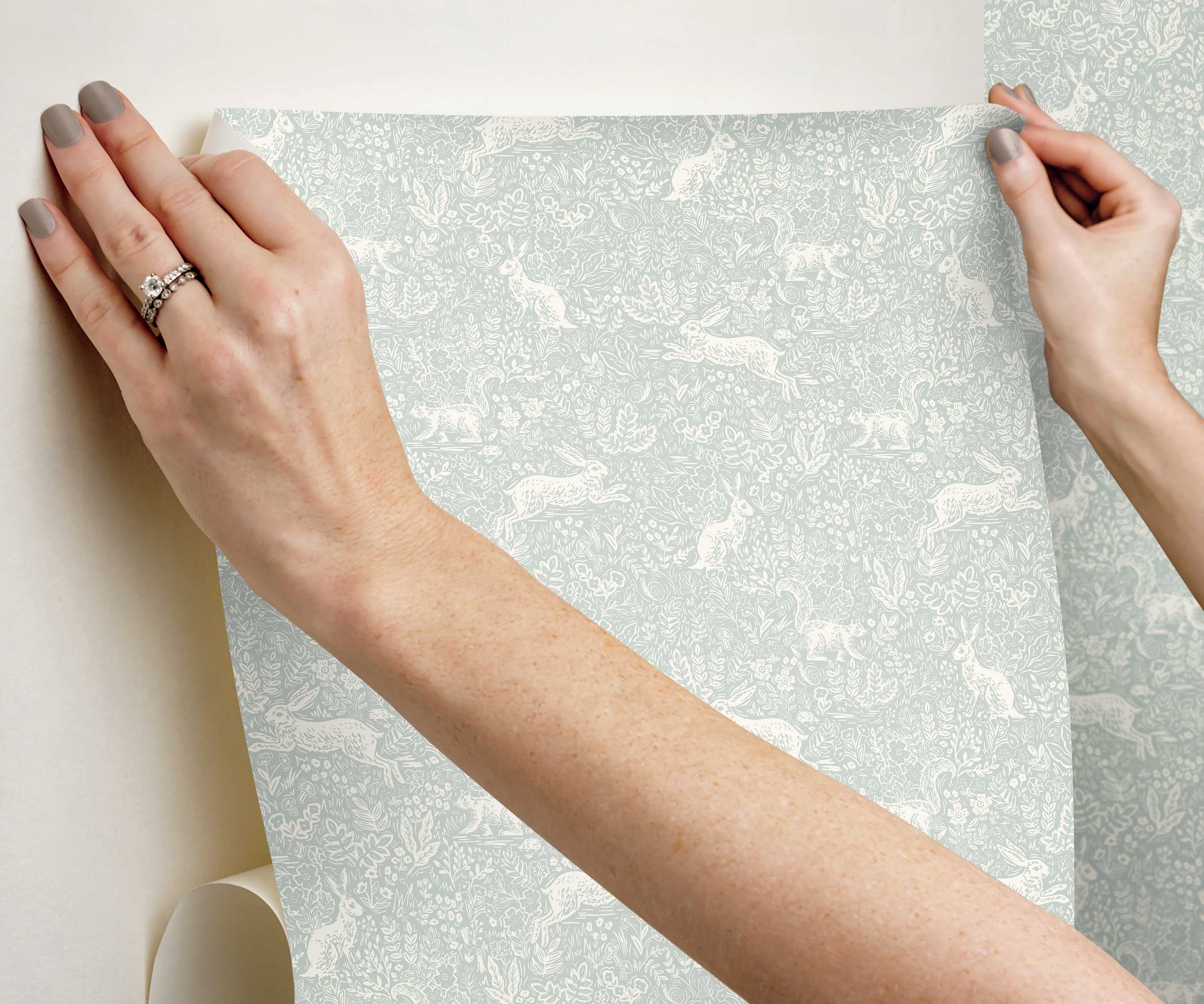 Fable Peel & Stick Wallpaper - Mineral