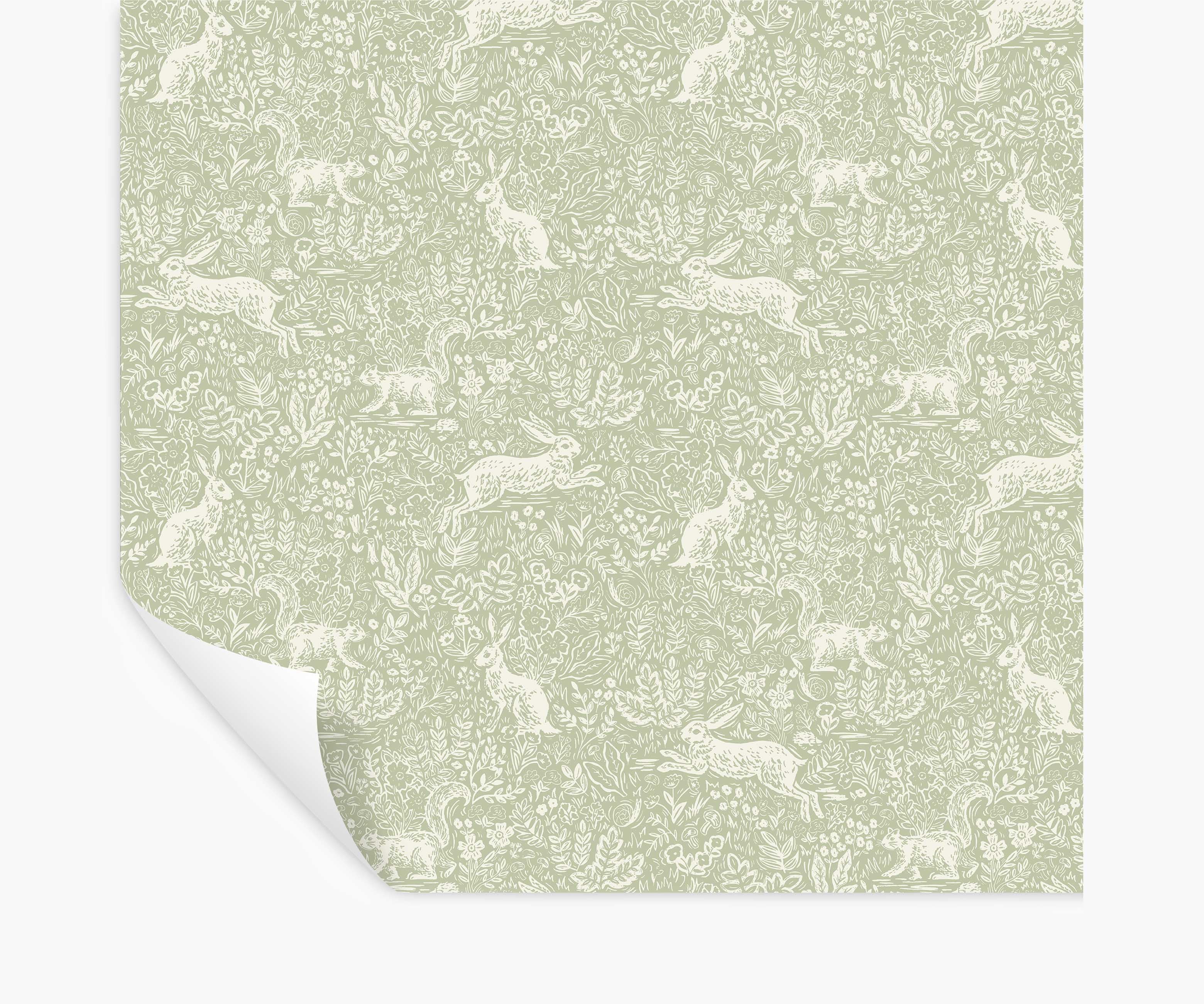 Fable Peel & Stick Wallpaper - Mint