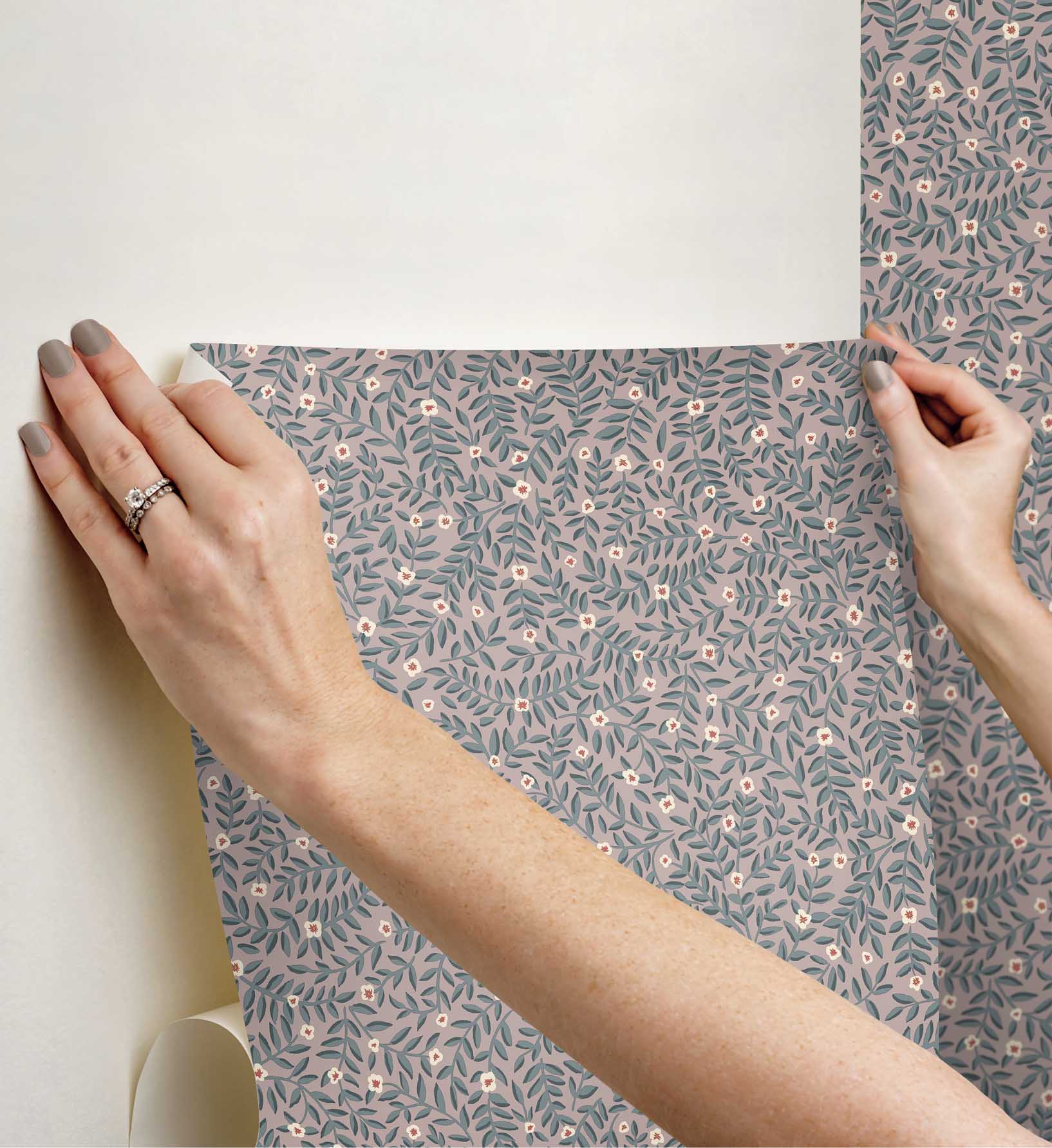 Elodie Peel & Stick Wallpaper - Lilac