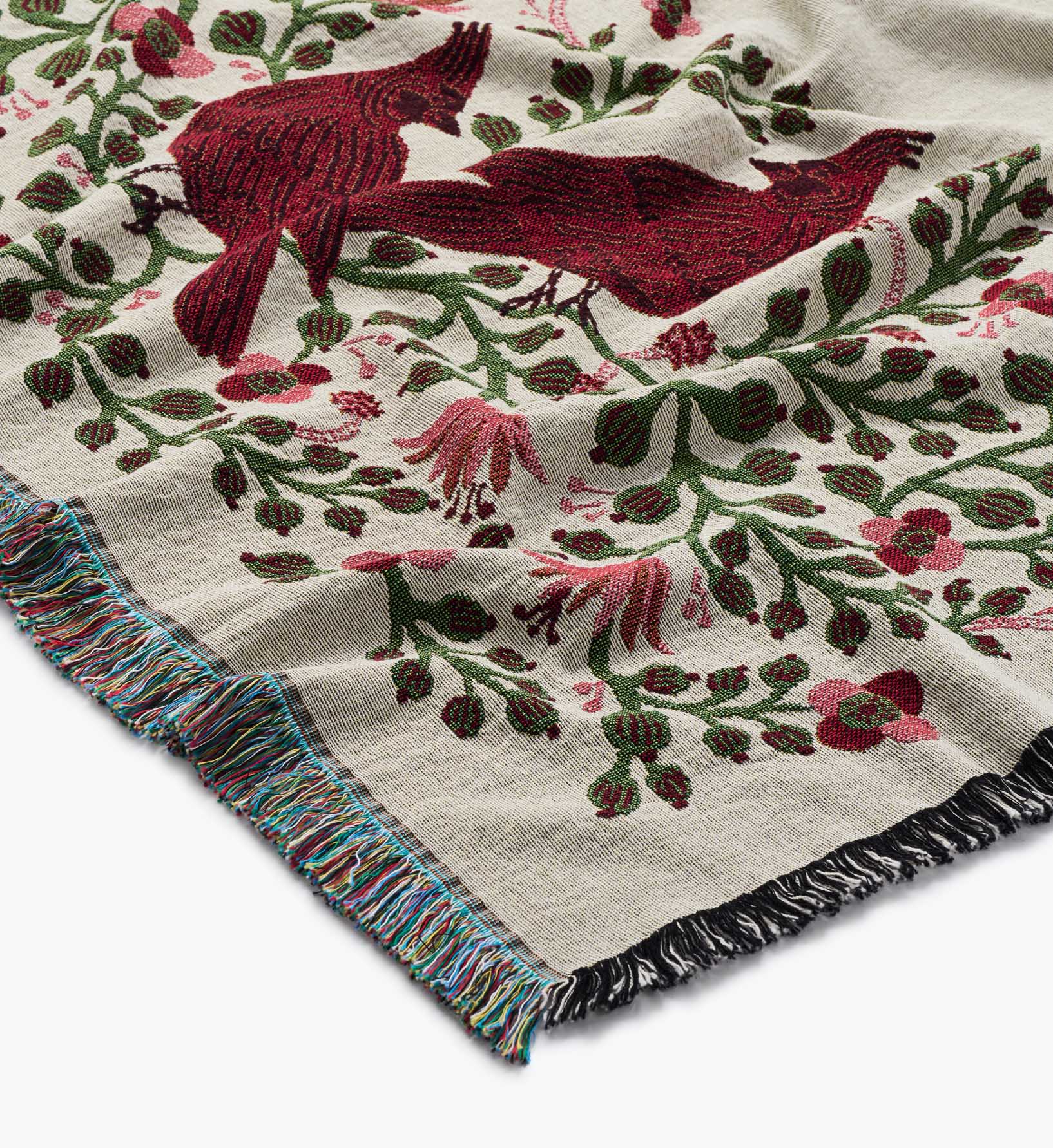 Woven Blanket - Cardinals